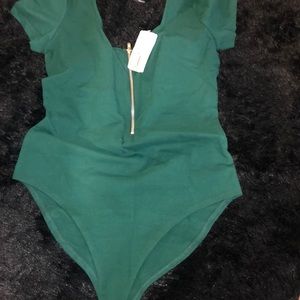 Green bodysuit
